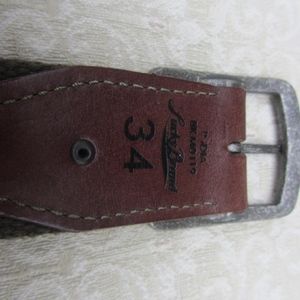 Lucky Brand Accessories - Lucky Brand Khaki Cotton Green Web Belt 34 Lucky Brand Accessories - Lucky Brand Khaki Cotton Green Web Belt 34